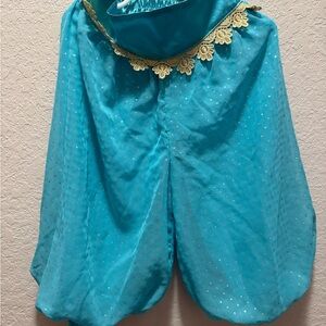 Disney Princess Jasmine Turquoise and Gold Costume pants size kids 3